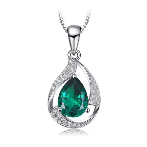 🔥Nano Russian Emerald Pendant - 925 Sterling Silver - Picture 5 of 7
